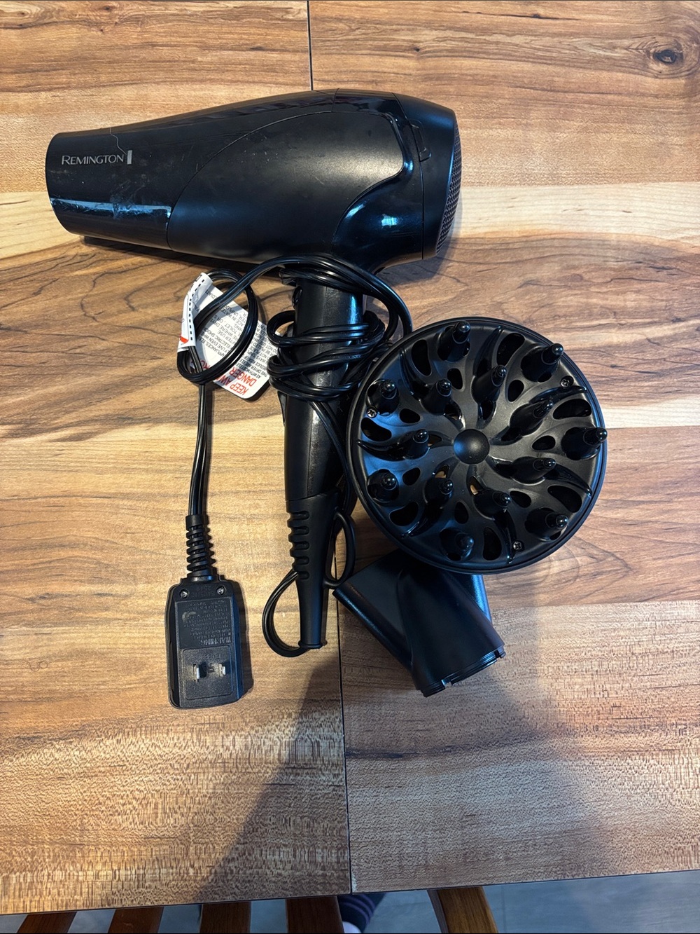 Remington Hair Dryer and Attachments
